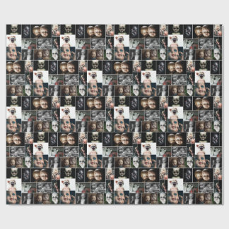 Vintage Nightmares Haunting Dolls Roll Wrapping Paper