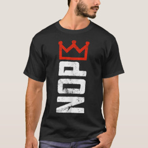 Vintage No Kings Protest Sign Vertical T-Shirt