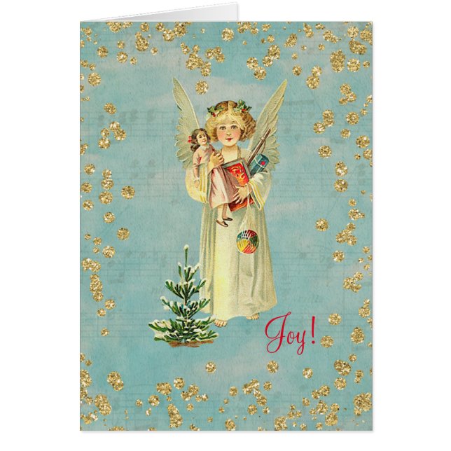 Vintage Noël Angel Joy! (Devant)