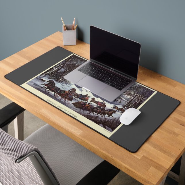 Vintage Noël, Central Park en hiver (Bureau 2)