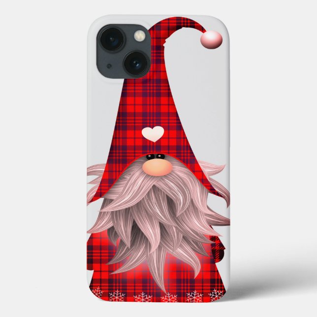 Vintage Noël Elf Coque-Mate coque iphone (Verso)