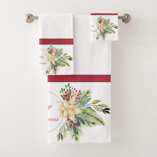 Vintage Noël floral (En situation)