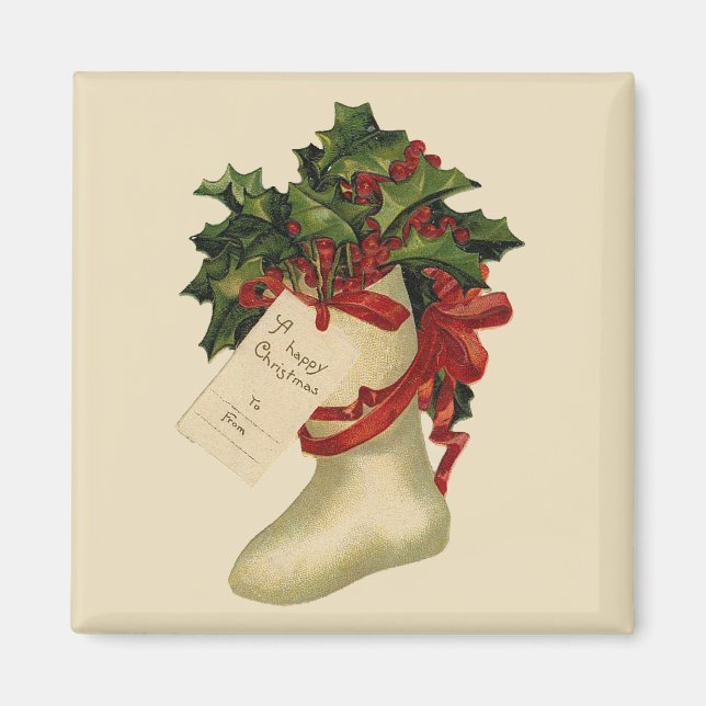 Vintage Noël Magnet (Devant)