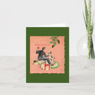Vintage Noël pour la carte de mari
