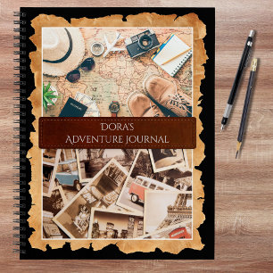 Vintage Nomadic Explorer Adventure Travel Journal