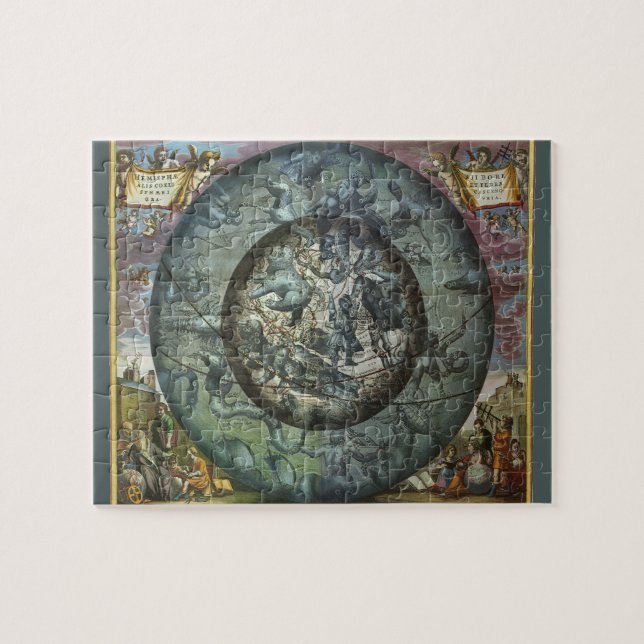 Vintage Northern Constellation Celestial Astronomy Jigsaw Puzzle (Horizontal)