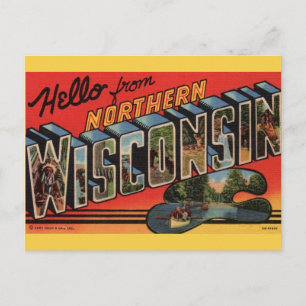 Vintage Northern Wisconsin Postcard