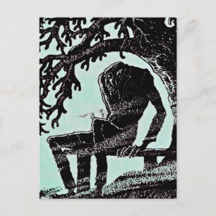 Vintage Nosferatu Art Postcard