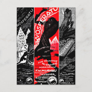 Vintage Nosferatu Art Postcard