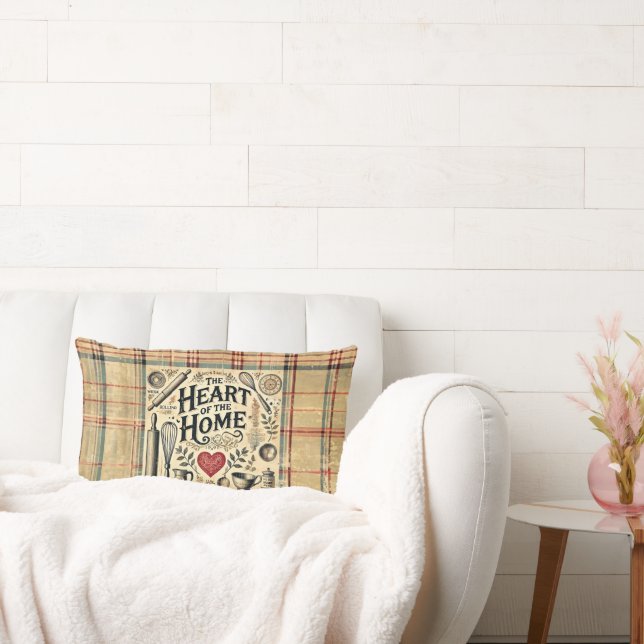 Vintage Nostalgic Kitchen Throw Pillow  (Couch)