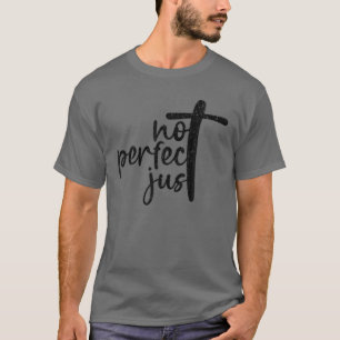 Vintage Not Perfect Just Forgiven, Cross, Christia T-Shirt