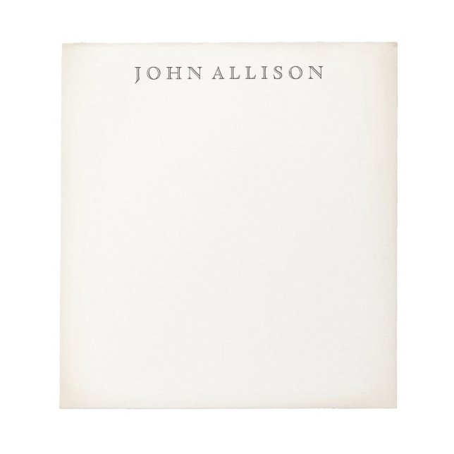 Vintage Notepad (Front)