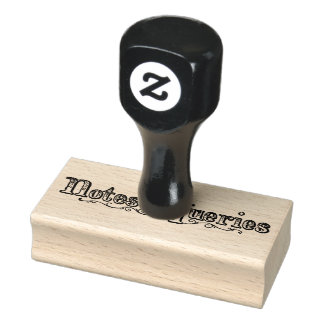 Vintage Notes And Queries Typograph Rubber Stamp