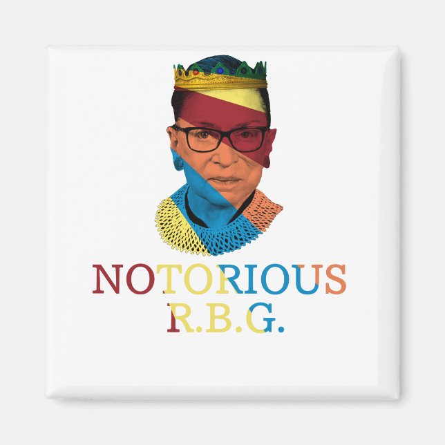 Vintage Notorious RBG Magnet (Front)