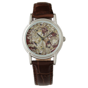 Vintage Nouveau Woman with a Daisy Watch