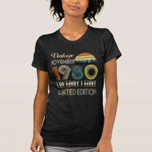 Vintage November 1980 What I Want Limited Edition T-Shirt