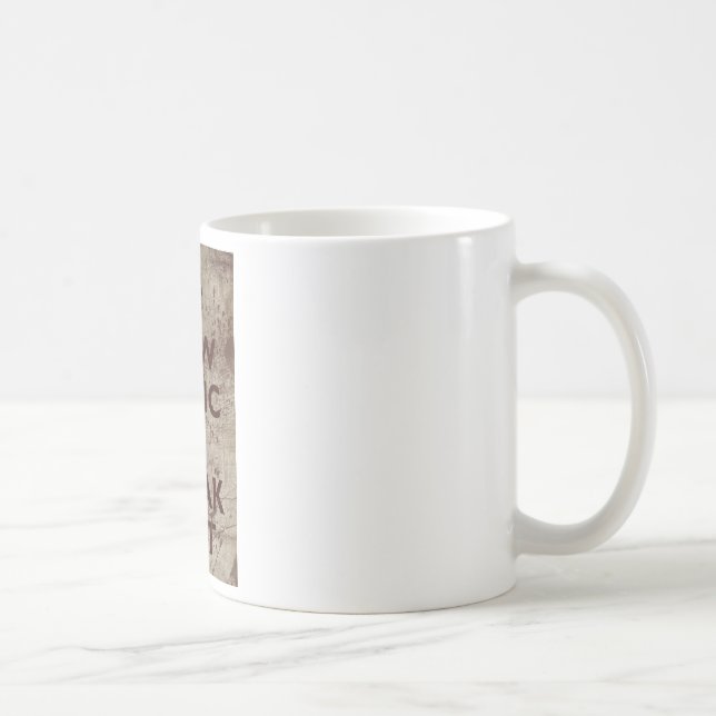 Vintage Now Panic & Freak Out Coffee Mug (Right)