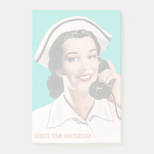 Vintage Nurse Post-It Notes