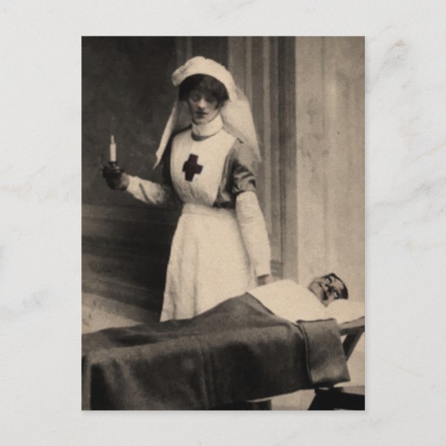 Vintage Nurse Postcard (Front)