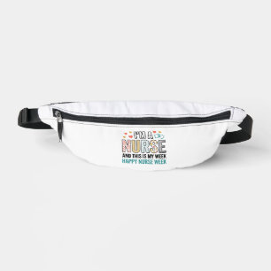 Vintage Nurse Week Appreciation Typography Shirt_1 Fanny Pack