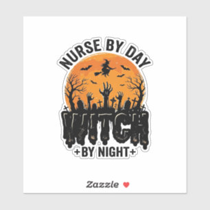 Vintage Nurse Witch Halloween Design_1