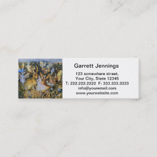 Vintage Nursery Rhyme Characters Mini Business Card