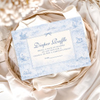 Vintage Nursery Toile Baby Shower Diapper Raffle