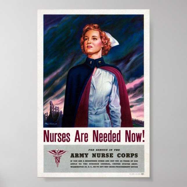 Vintage - Nurses Are Needed Now, Poster (Front)