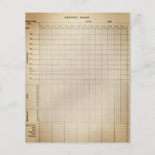 Vintage Nurse's Chart Scrapbook Page