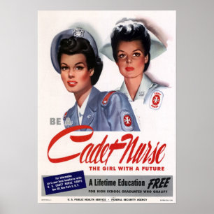 Vintage Nursing Poster