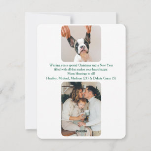 Vintage Nutcracker & Merry Christmas Holiday Card