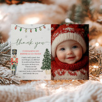 Vintage Nutcracker Photo Thank You Card