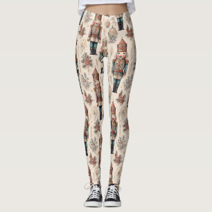 Vintage Nutcracker Soldiers - Classic Christmas 2 Leggings