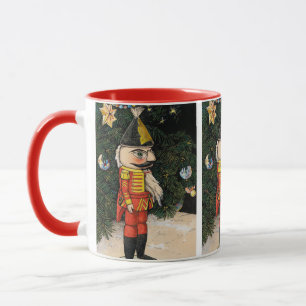 Vintage Nutcracker Under Christmas Tree Mug
