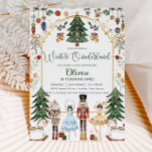 Vintage Nutcracker Winter Onederland 1st Birthday Invitation<br><div class="desc">Personalize this vintage inspired winter onederland first birthday party invitation with your party details easily and quickly, simply press the customize it button to further re-arrange and format the style and placement of the text.  Featuring whimsical characters from the Nutcracker in vibrant bright colours. Perfect for your little snowflake's first...</div>