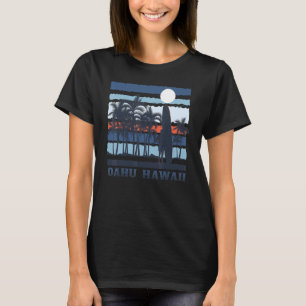Vintage Oahu Hawaii Hawaii Beach 80s Surf Surfer T-Shirt