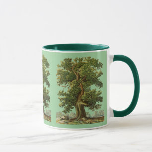 Vintage Oake Tree Coffee Mug