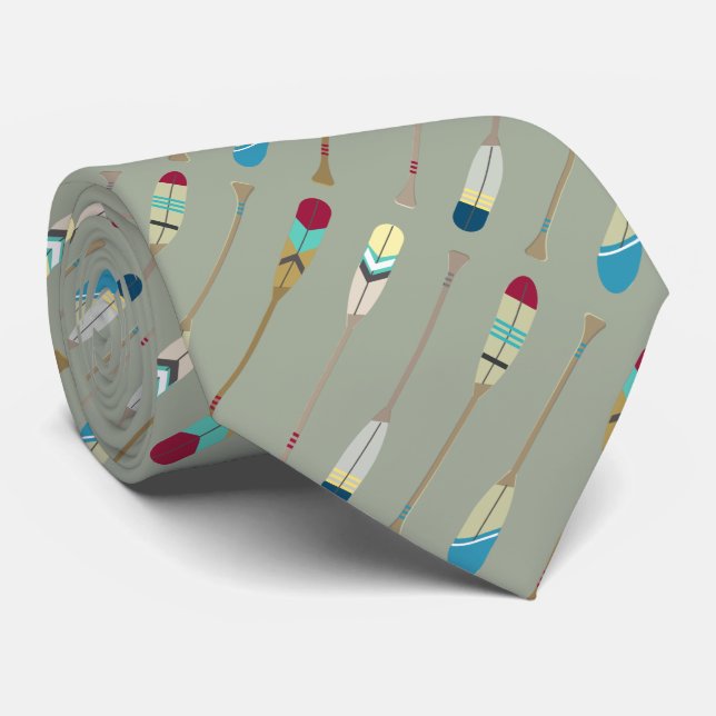 Vintage Oars Tie (Rolled)