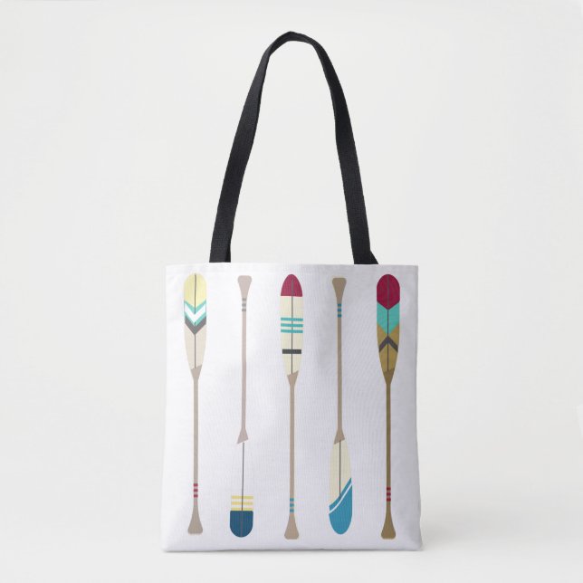 Vintage Oars Tote Bag (Front)