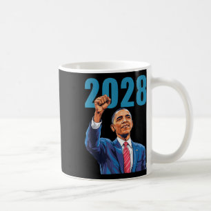 Vintage Obama 2028 Funny Political Patriotic Elect Coffee Mug