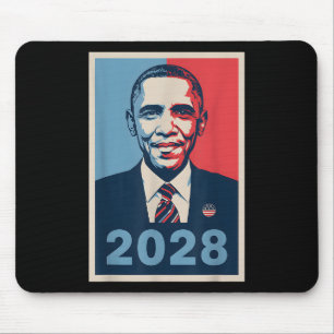 Vintage Obama 2028 Funny Political Patriotic Elect Mouse Pad