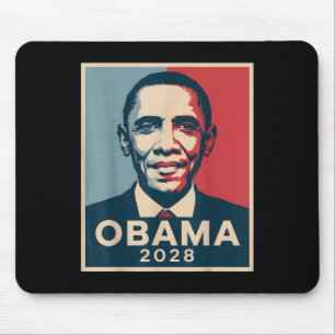 Vintage Obama 2028 Funny Political Patriotic Elect Mouse Pad