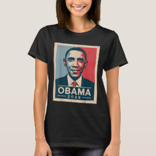 Vintage Obama 2028 Funny Political Patriotic Elect T-Shirt