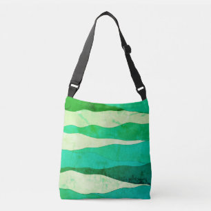 Vintage Ocean Green Crossbody Bag
