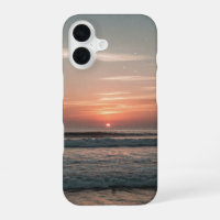 Vintage Ocean Horizon at Dusk