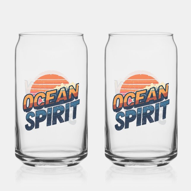 Vintage "Ocean Spirit" Beach Vibe (Recto)