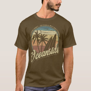 Vintage Oceanside San Diego County California Surf T-Shirt