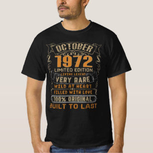 Vintage October 1972 Limiter Edition Living Legend T-Shirt
