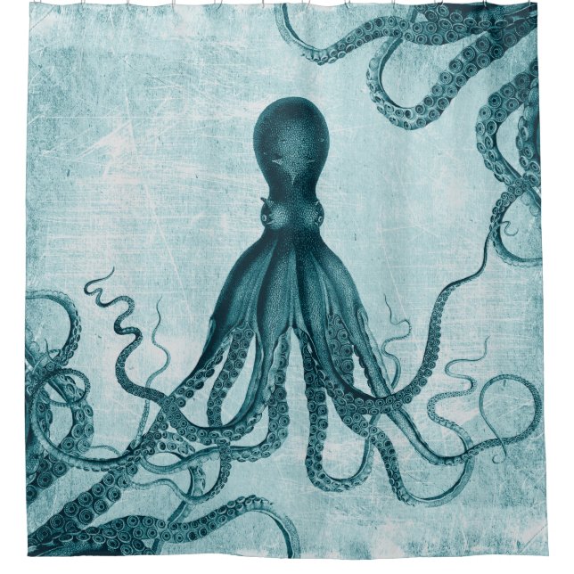 Vintage Octopus Blue (Front)