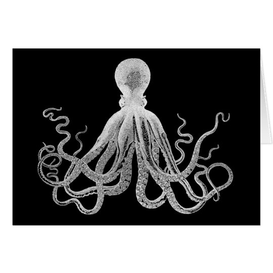 Vintage Octopus Card